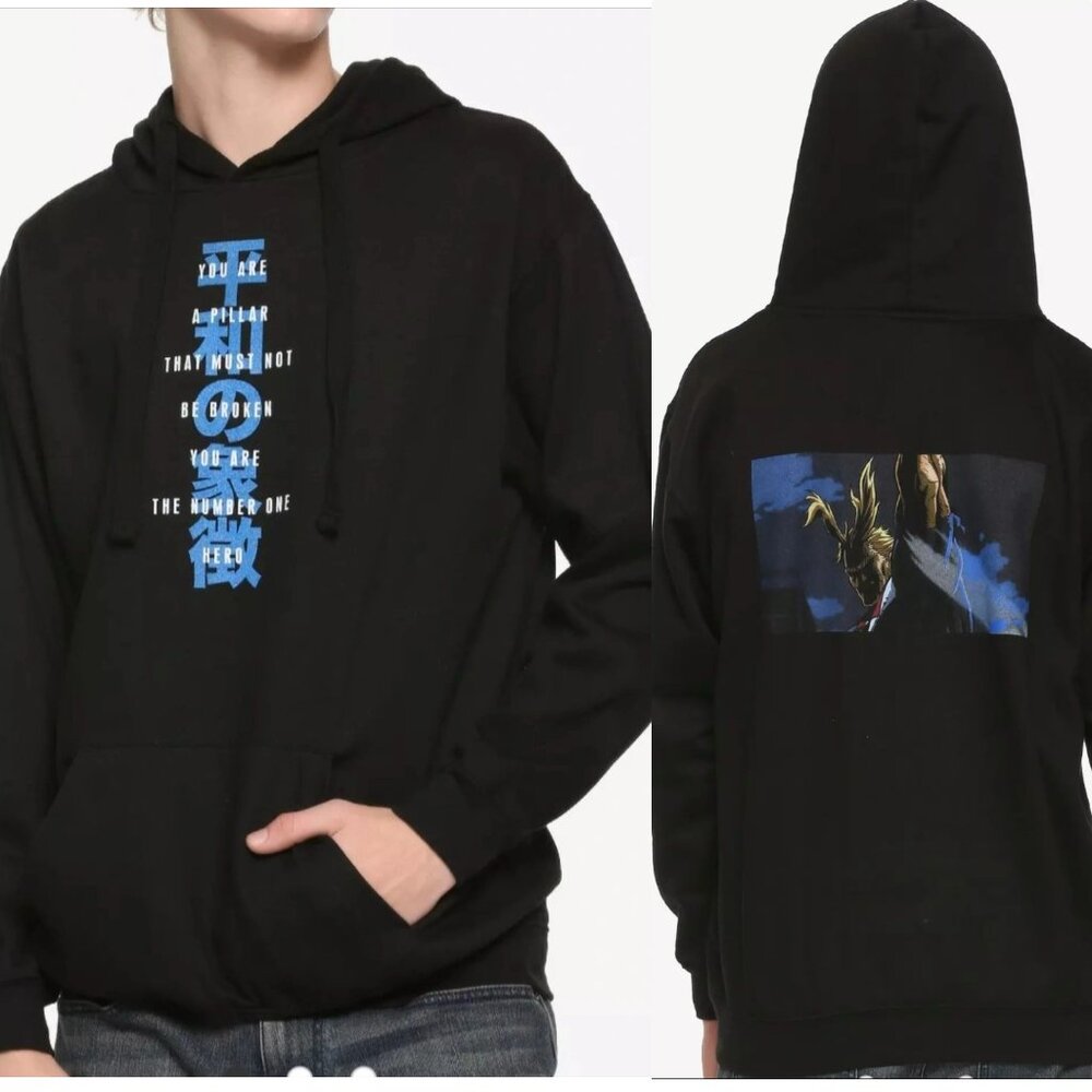 Hot Topic Black My Hero Academia All Might Hoodie